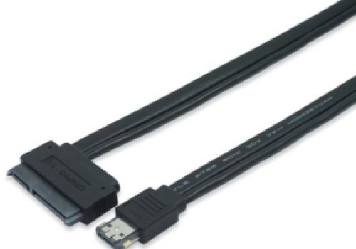 Cáp eSATAp, USB 2.0 kết hợp với cáp SATA 22Pin, cáp eSATAp, 1.0m